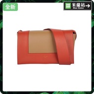 Celine Frame Medium Crossbody Bag for Women in Red/Tan