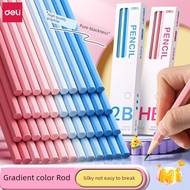 colour pencil pensil warna Deli Gradient Rod Pencil Elementary School Students Dedicated hb Children