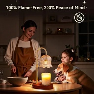 Candle Warmer Lamp with Timer and Dimmer Adjustable Height Electric Candle Warmer Flower Lamp Wax Me