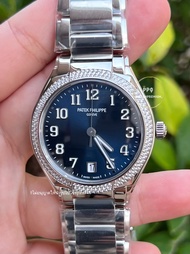 นาฬิกาข้อมือ Patek Philippe Twenty-4  Ladies Blue 36mm. รุ่นอัพเดทใหม่ล่าสุด (Top Swiss) (สินค้าพร้อ