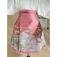 2023 Retro Sweet Trend Straw Style Improved Hanfu Hanfu Han Element Short2023 Retro Sweet Trendy Chinese Style Improved Hanfu Hanfu Elements Short Slimmer Look Marquise Skirt yanh55.sg 2.27