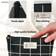 wei Makeup Bag Convenient And Simple Canvas Travel Cosmetic Storage Bag Toiletry Bag ie