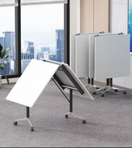 💥折疊會議桌folding conference table  可移動  折疊  客廳  升降  可伸縮  移動  帶輪  培訓枱#折疊#會議桌