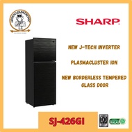 SHARP SJ-426GI KULKAS 2 PINTU INVERTER 338 L / SHARP SJ426GI / SJ426GI