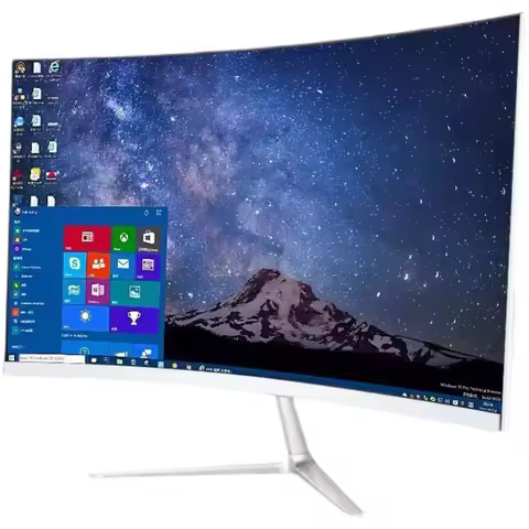 High definition LCD 24 inch borderless 2k curved ips screen 144hz face 27 desktop 20 22