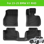 For 23-25 BMW X1 RHD Carpet TPE Car Floor Mat/Rear Trunk Mat