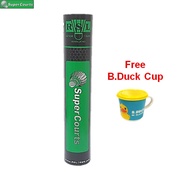 RSL Supercourt (Bubble Wrapping)+Free B.Duck Cup Original Badminton Shuttlecocks  (1 tube)