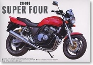 HONDA  CB400 SUPER FOUR 本田 1/12 模型(RED)青島社 AOSHIMA