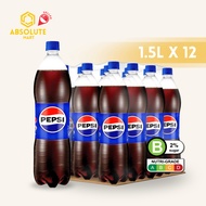 PEPSI 1.5L X 12 (BOTTLE) CARBONATED DRINKS