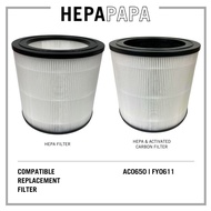 Philips AC0650 FY0611 Compatible Replacement Filter [HEPAPAPA]
