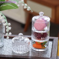 ZENITHBOX​ Glass Dessert Bowl, 75ml Round Ice Cream Bowl, Kitchen Storage Jar Transparent With Lids 