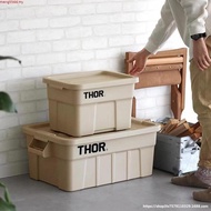 THOR Storage Box with Lid - 53L Large Capacity Stackable Storage Container Bekas Barang