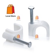 cable clip (6mm-35mm) Wall Insert Electric Wire Cable Nail Clips wall wire clip D.I.Y