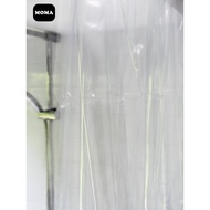Momma PVC Shower Curtain Waterproof Thickened Mildewproof Transparent Water Barrier Curtain Waterpro
