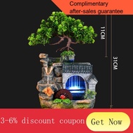 YQ41 High Mountain Water Decoration Small Fountain Living Room Landscape Decoration Feng Shui Water Decoration Office Fo