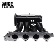 Car Aluminum Alloy Black Silver Intake Manifold for Honda Civic 92-01 b16a b16b b18a Intake Manifold