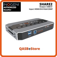 [PRE-ORDER] INOGENI SHARE2 Dual HDMI/DVI to USB 3.0 Multi I/O Capture