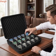 THEGIRL8B Watch Storage Box, Hard Shell 8/ 15 Slot Watch Display Box, Multipurpose Shockproof Zipper
