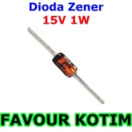 ZENER 1W DIODE 15V 15V 1 WATT W DIP FVKOTIM