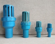 ฟุตวาล์ว พีวีซี PVC หัวกะโหลก 1/2นิ้ว 3/4นิ้ว-1นิ้ว 1.5นิ้ว 2นิ้ว PVC FOOT VALVE ลิ้นสปริง ดูด ปั๊มน้ำ กันรั่ว อย่างดี