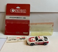 Tomica No.F53-1-5  Porsche 928 Canon 特注品 （日本製、吸塑日久自脫落）