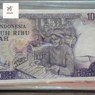 uang 10000 seri gamelan thn 1979 UNC