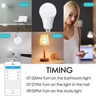 WiFi Smart Bulb ANOOPSYCHE Alexa Light Lighting No Hub Requried, B22 Bayonet LED Bulb Compatible pac