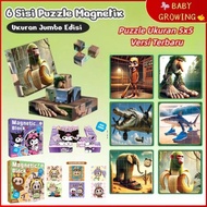 LOKAL [Local Delivery] 25 Pieces Tung Tung Sahur Italian Brainrot Al Magnetic Building Blocks Tralal