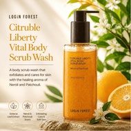 [Login Forest] Citruble Liberty Vital Body Scrub Shower (Neroli & Patchouli), 205ml, 1pc l 3-in-1 Bo