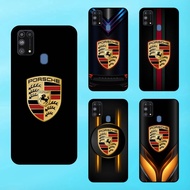 Porsche automobile brand black border Samsung M31 phone case