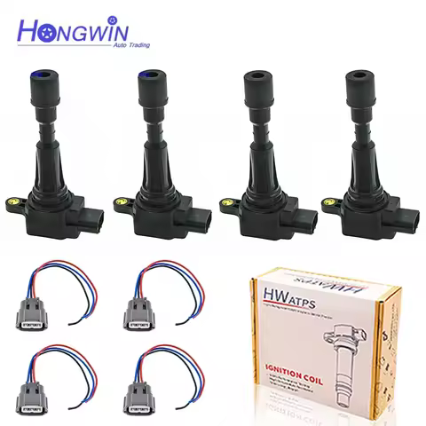 4 PCS For MAZDA 3 BL BK 1.4 1.6 L New Ignition Coil 0E# ZJ01-18-100 ZJ01-18-100A ZJ0118100A ZJ011810