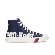 Pro-Keds รุ่น Royal Pro Hi Logo Printed Canvas รองเท้าผ้าใบ ผู้ชาย สี Navy/White - PK61478