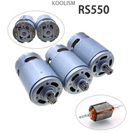 KOOLISM RS550 Motor, 10.8V/12V/14.4V/16.8V/18V//25V 12 Teeth DC ELectric Motor, Durable Cordless Met