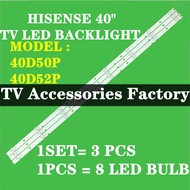 NEW 40D50P 40D52P HISENSE 40" TV LED BACKLIGHT(LAMP TV) HISENSE 40 INCH LED TV BACKLIGHT 40D50 40D52