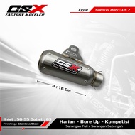 Silincer Racing CSX - Selenser Racing type CS 7 - by CSX FACTORY MUFFLER