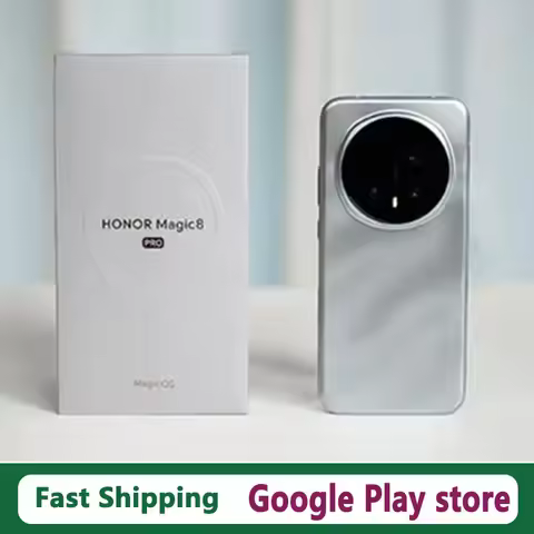 Original Honor Magic 8 Pro Mobile Phone 6.71" OLED 200.0MP 120W Charge 7200mAh Battery Snapdragon 8