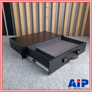 COMPACT DR210 ลิ้นชักRACK 2U 10นิ้ว+โฟม ลิ้นชักแร็ค 2U ความลึก 10 นิ้ว ยึดแร็ค เก็บไมค์ลอย อุปกรณ์เค