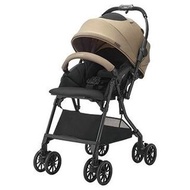 Blove 日本 Combi Sugocal L compact 嬰兒手推車 [全自動四輪轉] - Beige 卡其色 #120058
