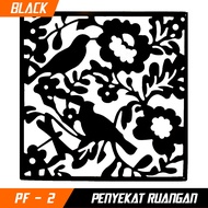 Penyekat Ruangan Minimalis Ukuran 40cm x 40cm / Penyekat Ruangan Lipat Plastik Vintage 3D Dekorasi R