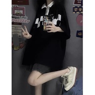 Loose-fitting loose-fitting polo shirt - plaid