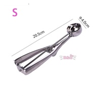 OULISI Ice Cream Scoop Spoon456cm Stainless Cookie Fruit Mash Potato Meatball Cupcake Melon Ball Sco