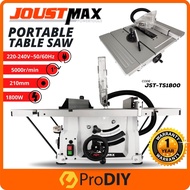 Joustmax JST-TS1800 1800W Joustmax Table Saw Portable Wood Working Saw Machine 210mm Saw Blade