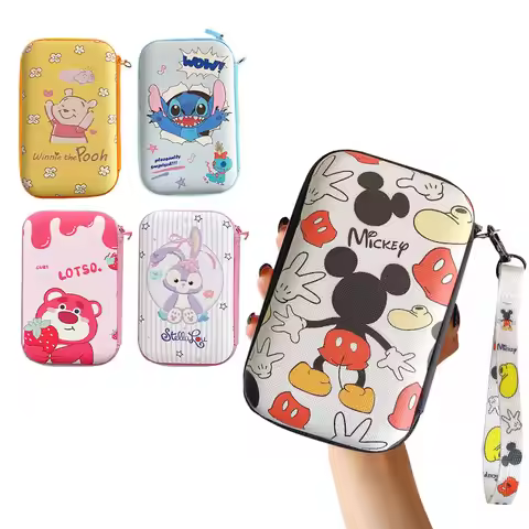 Cartoon Lanyards Storage Bag Case For R36S R36H RG35XX H R36 Ultra K36 3DS Video Game Console Handba