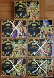 Bandai 聖鬥士大系聖衣 海鬥士- 海龍, 海魔女, 魔鬼魚
