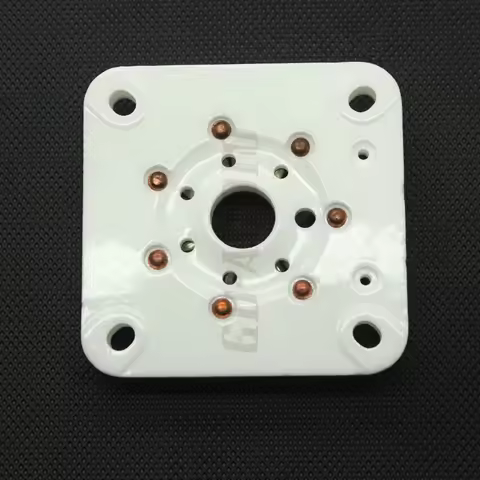 Panel Chassis Mount 7pin Ceramic vacuum tube socket for 6C33 FU29 829B Vintage Tube Audio Amplifier 