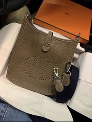 Hermes Mini Evelyne大象灰