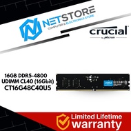 CRUCIAL 16GB DDR5-4800 UDIMM CL40 (16Gbit) - CT16G48C40U5