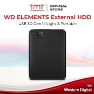 WD ELEMENTS External HDD | USB 3.2 Gen 1