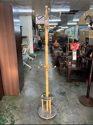 【全國二手傢具】高級大理石實木衣帽架 二手家具/大理石衣帽架/租屋家具/衣帽架/實木衣帽架