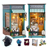 DIY Wooden Book Nook Kit, 1 Box DIY Book Nook Kit, 3D Desktop Decoration Ornament, DIY Model Kit, 3D